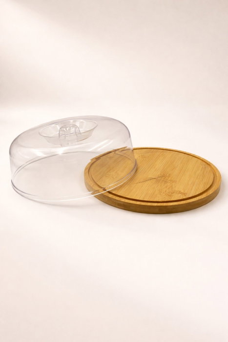 Hermia Set de cocina de 4 piezas con Dariole de granito y accesorios de bambú
